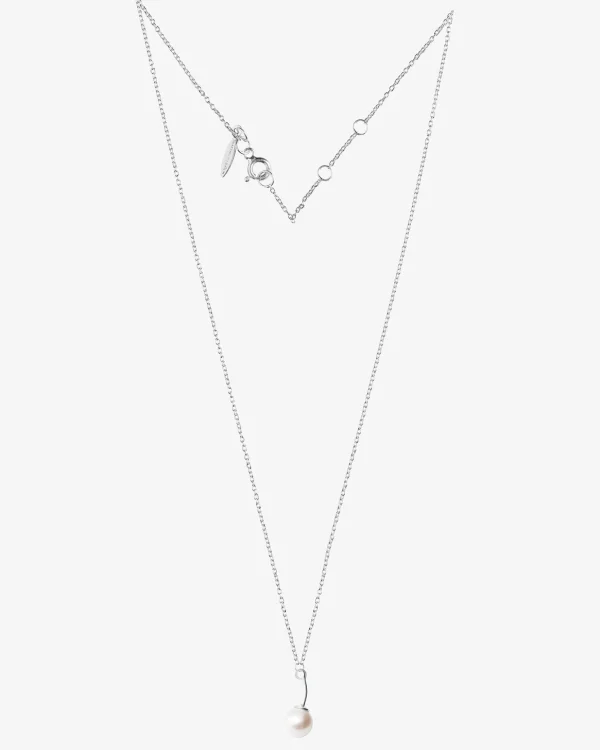 Le Pearl single necklace silver