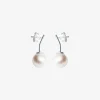 Le Pearl studs silver