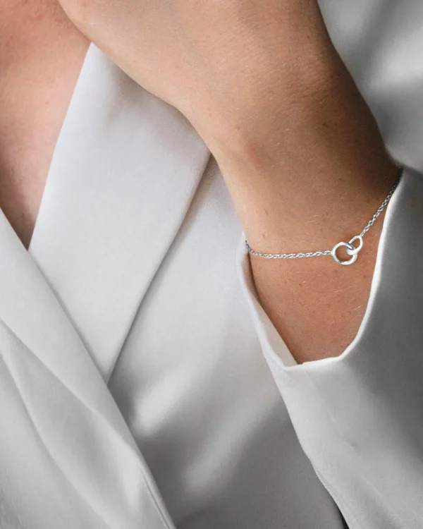 Les Amis drop bracelet silver