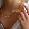 Les Amis drop chain necklace gold