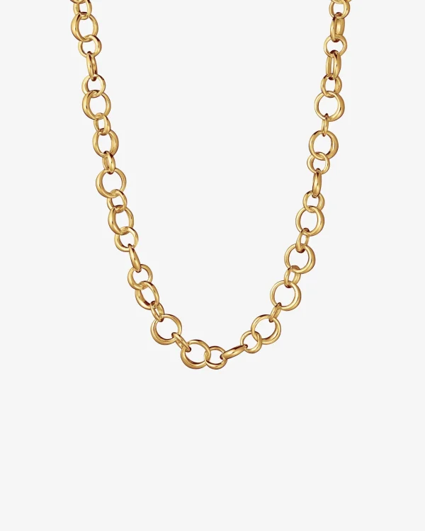 Les Amis drop chain necklace gold