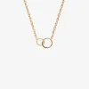 Les Amis drop necklace gold