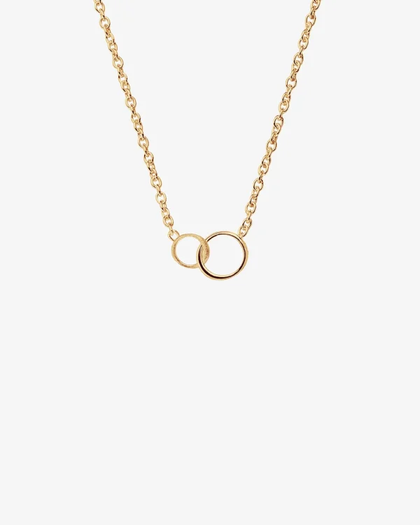 Les Amis drop necklace gold