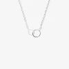 Les Amis drop necklace silver