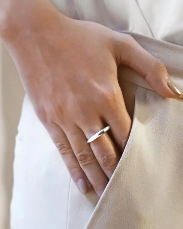 Les Amis ring silver