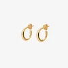 Les Amis small hoops gold