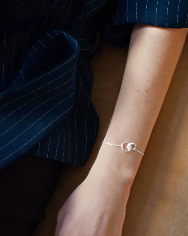 Les Amis small single bracelet silver