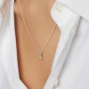 Les Roches drop necklace silver