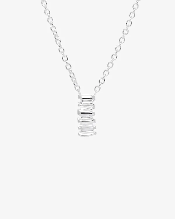 Les Roches drop necklace silver