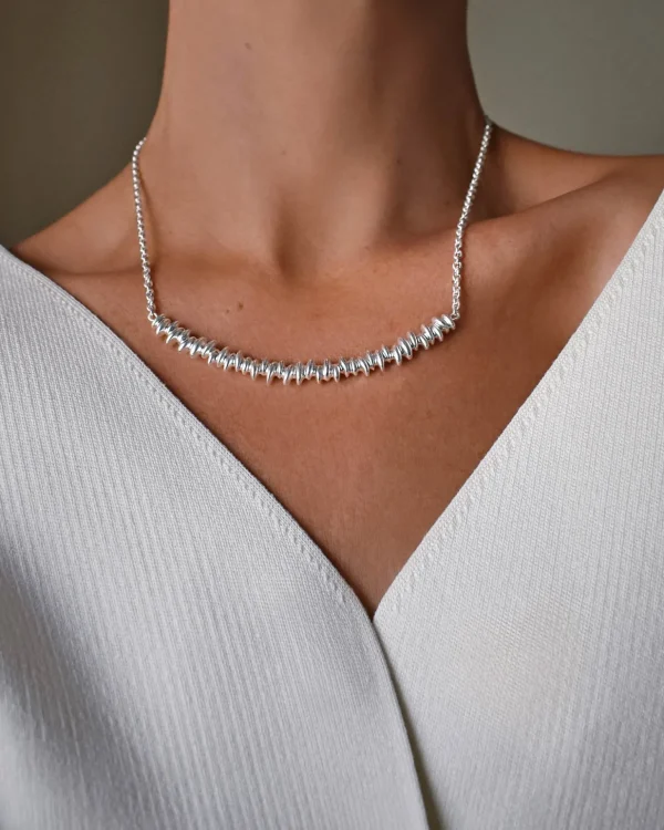 Les Roches grande necklace silver