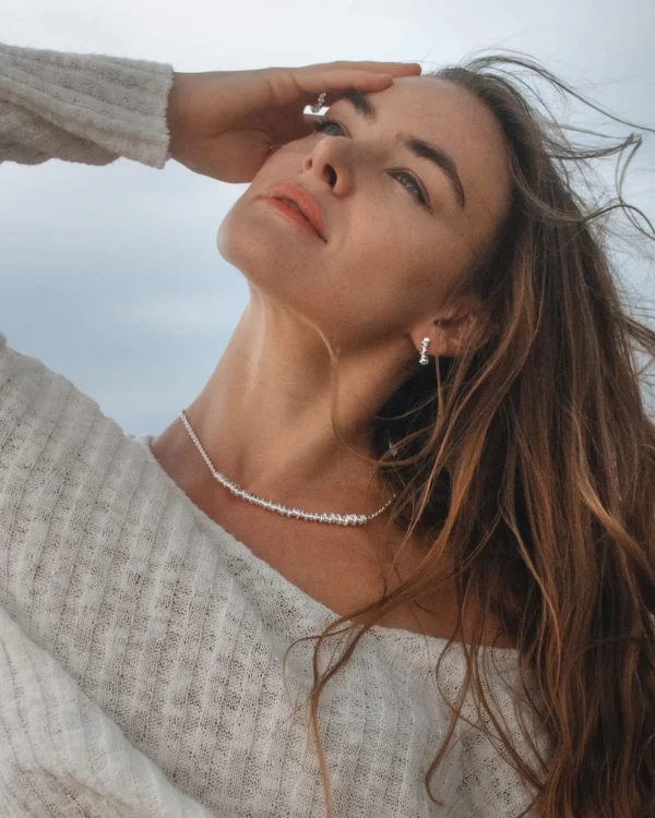 Les Roches grande necklace silver