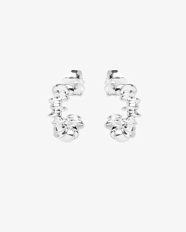 Les Roches hoops silver