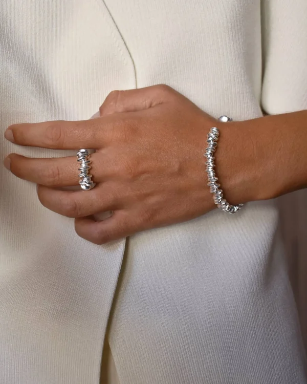 Les Roches ring silver