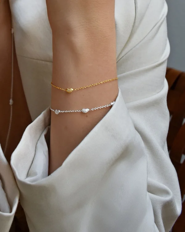 Love bubble full bracelet silver