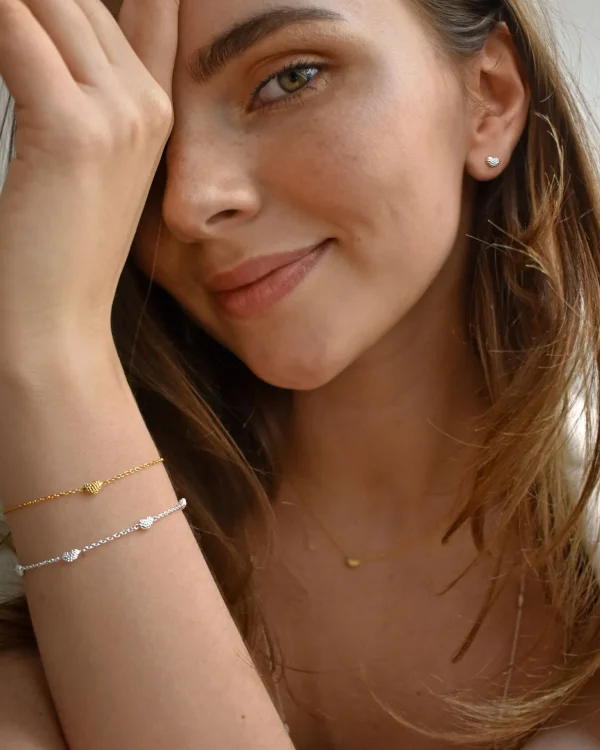 Love bubble full bracelet silver