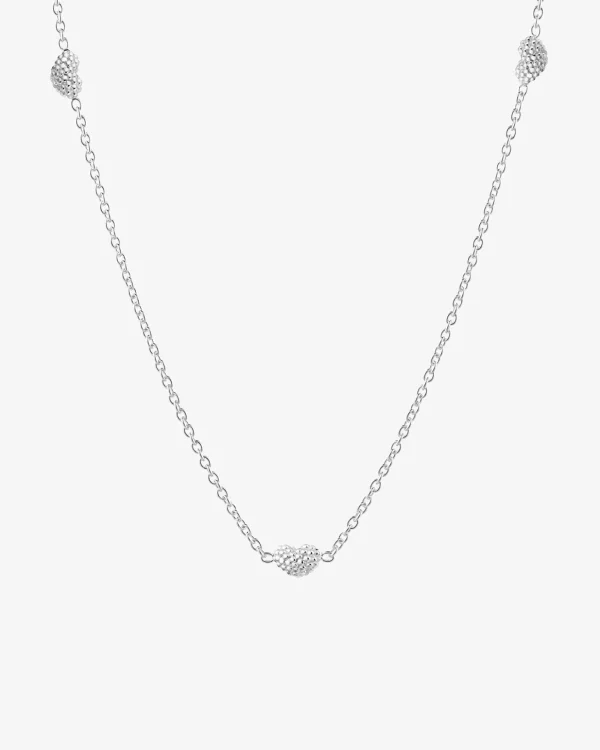 Love bubble full necklace silver