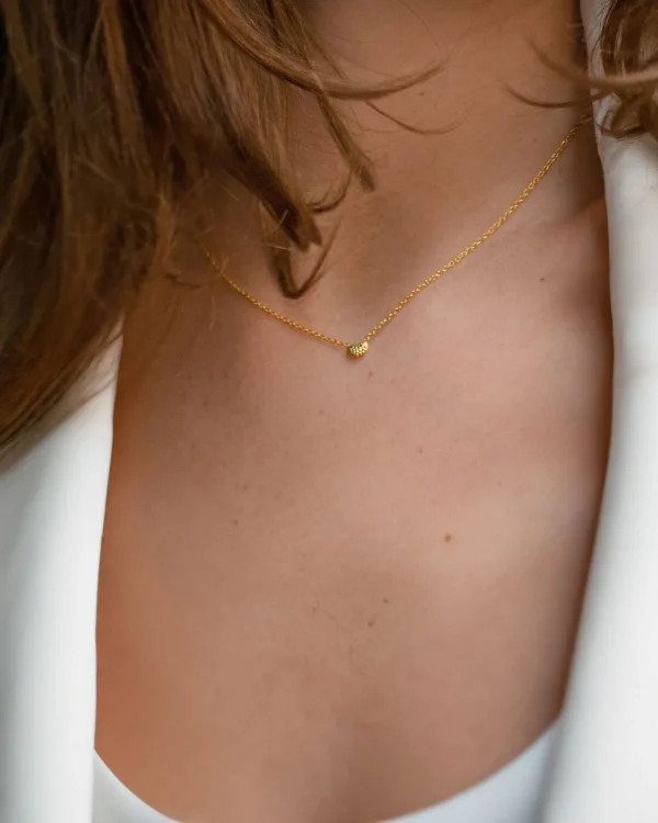 Love bubble necklace gold