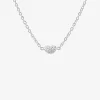 Love bubble necklace silver