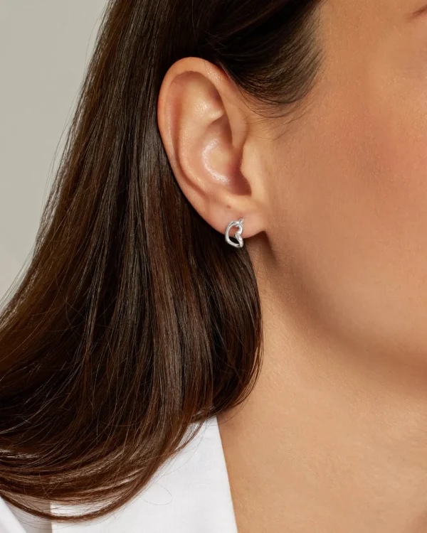 Love Vibe drop studs silver