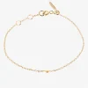 Loving Heart drop bracelet gold