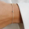 Loving Heart drop bracelet silver