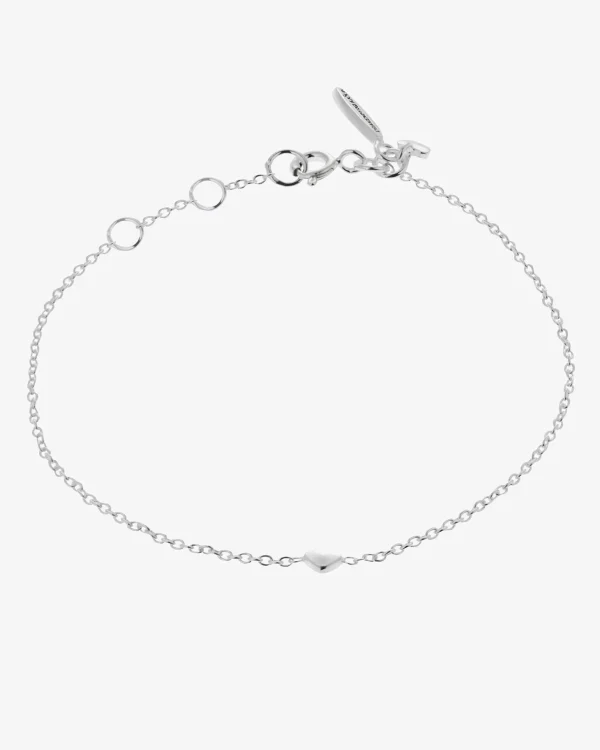 Loving Heart drop bracelet silver