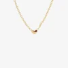Loving Heart drop necklace gold