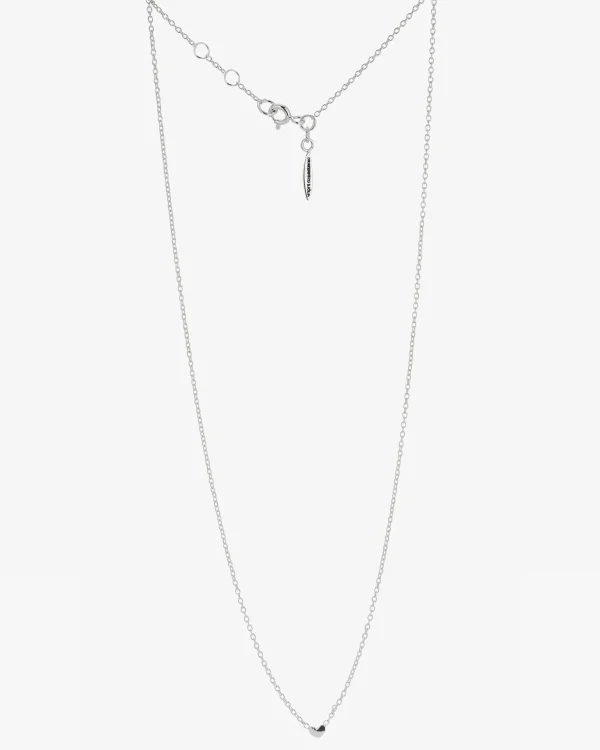 Loving Heart drop necklace silver