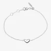 Loving Heart medium single bracelet silver
