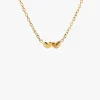 Loving heart necklace gold