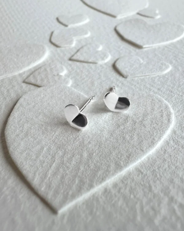 Mi Amor studs silver