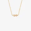 Milky Way drop necklace gold