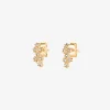 Milky Way drop studs gold