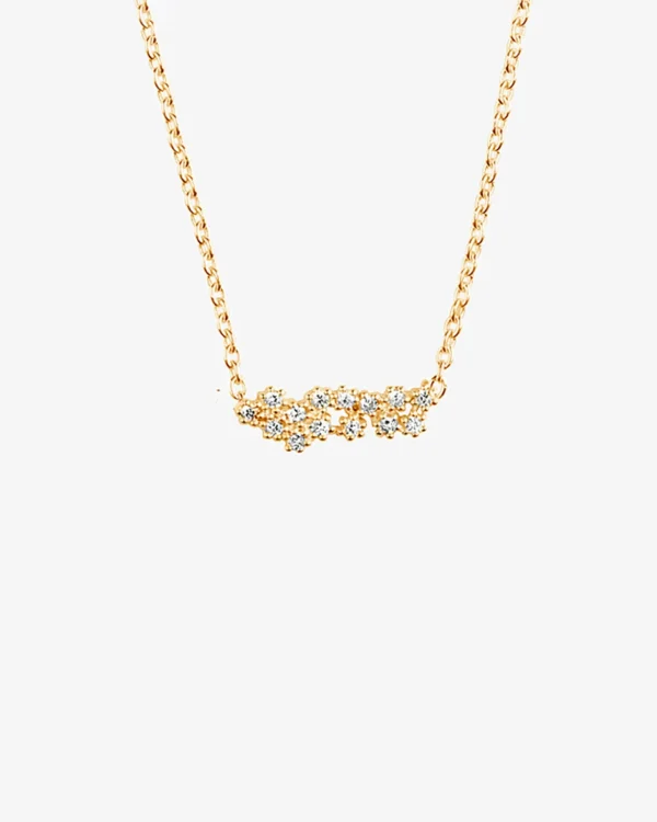 Milky Way single necklace gold