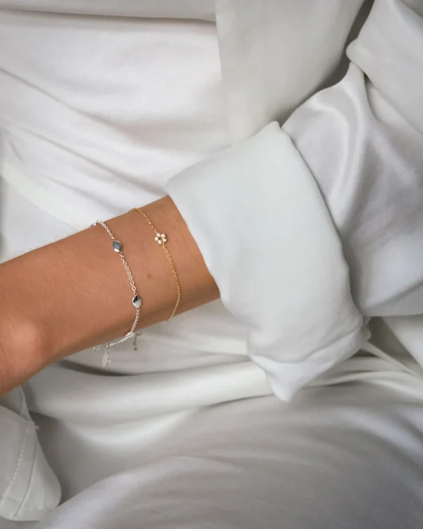 Morning Dew petite full bracelet silver