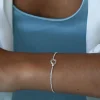 Ocean drop bracelet silver