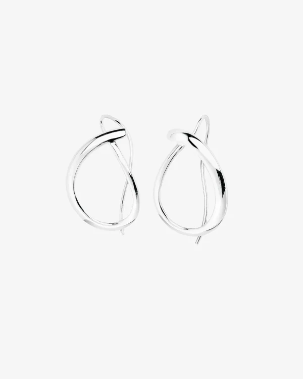 Ocean earrings silver