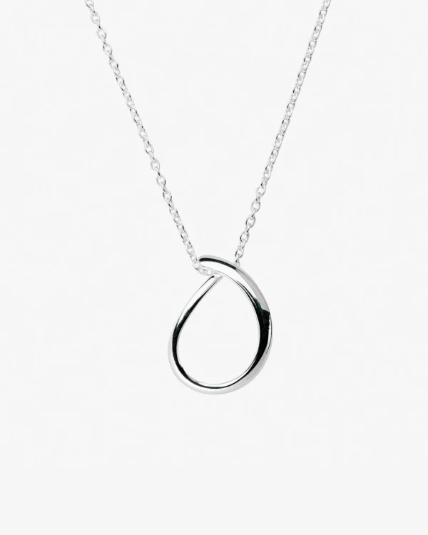 Ocean single necklace silver