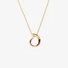 Ocean small single necklace gold