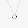 Ocean small single necklace silver