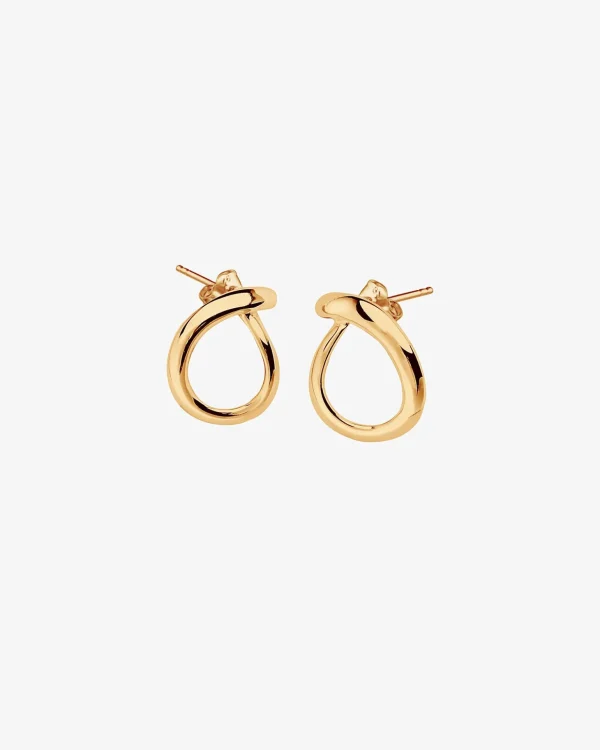 Ocean small studs gold