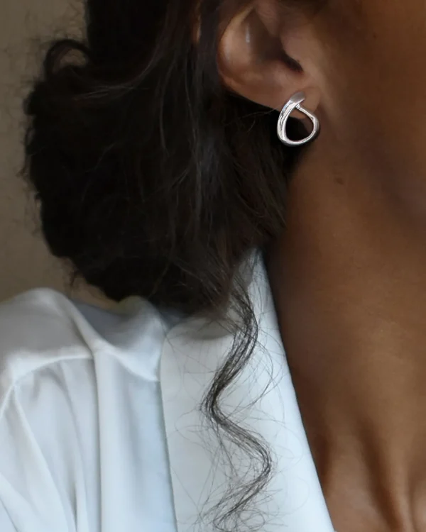 Ocean small studs silver