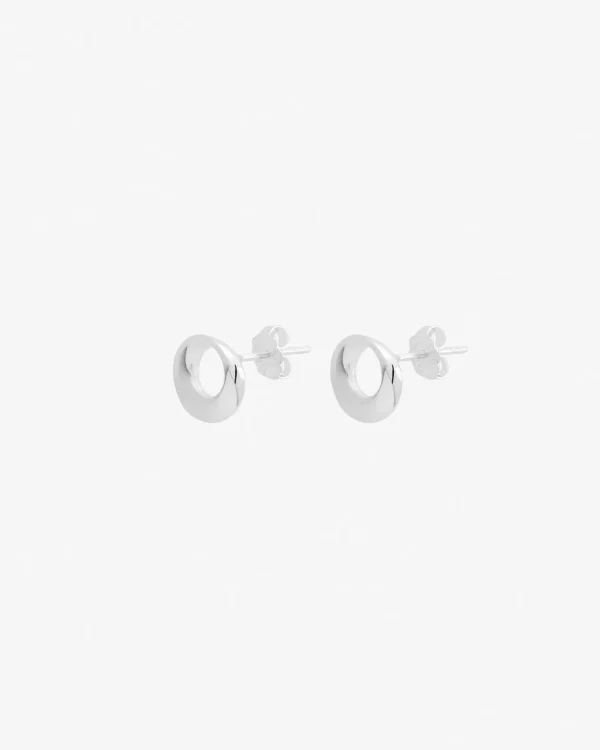 Orbit drop studs silver