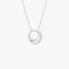 Orbit necklace silver