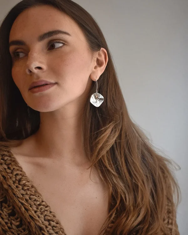 Pacific earrings silver