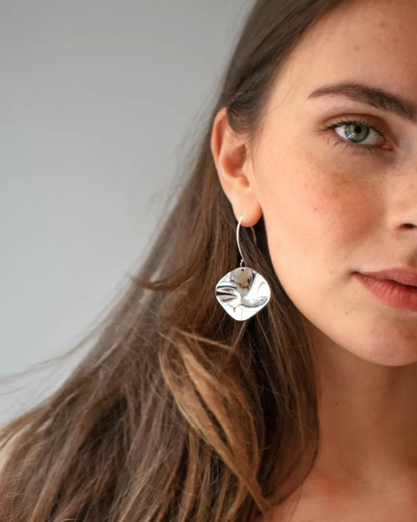 Pacific earrings silver