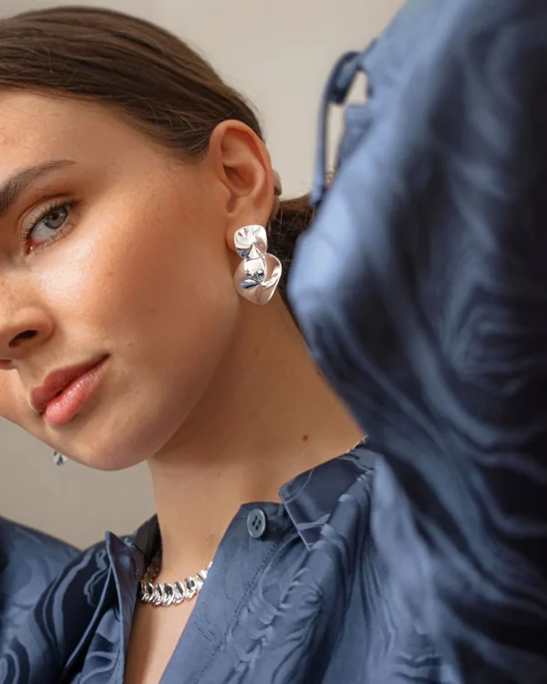 Pacific studs silver