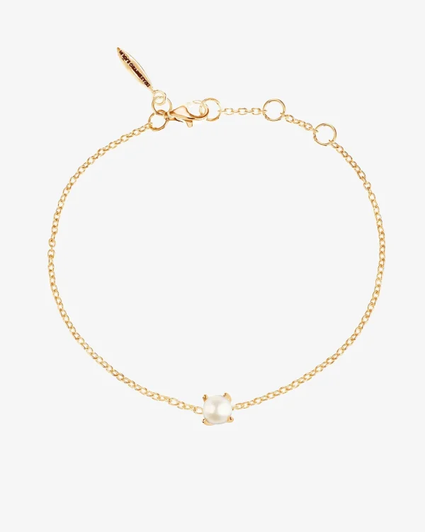 Petite Pearl bracelet gold