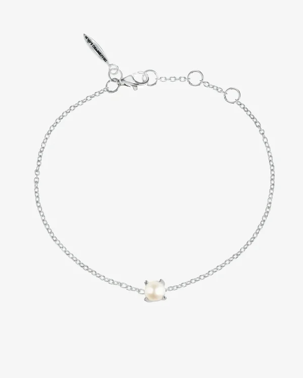Petite Pearl bracelet silver