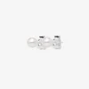 Petite Pearl single studs silver